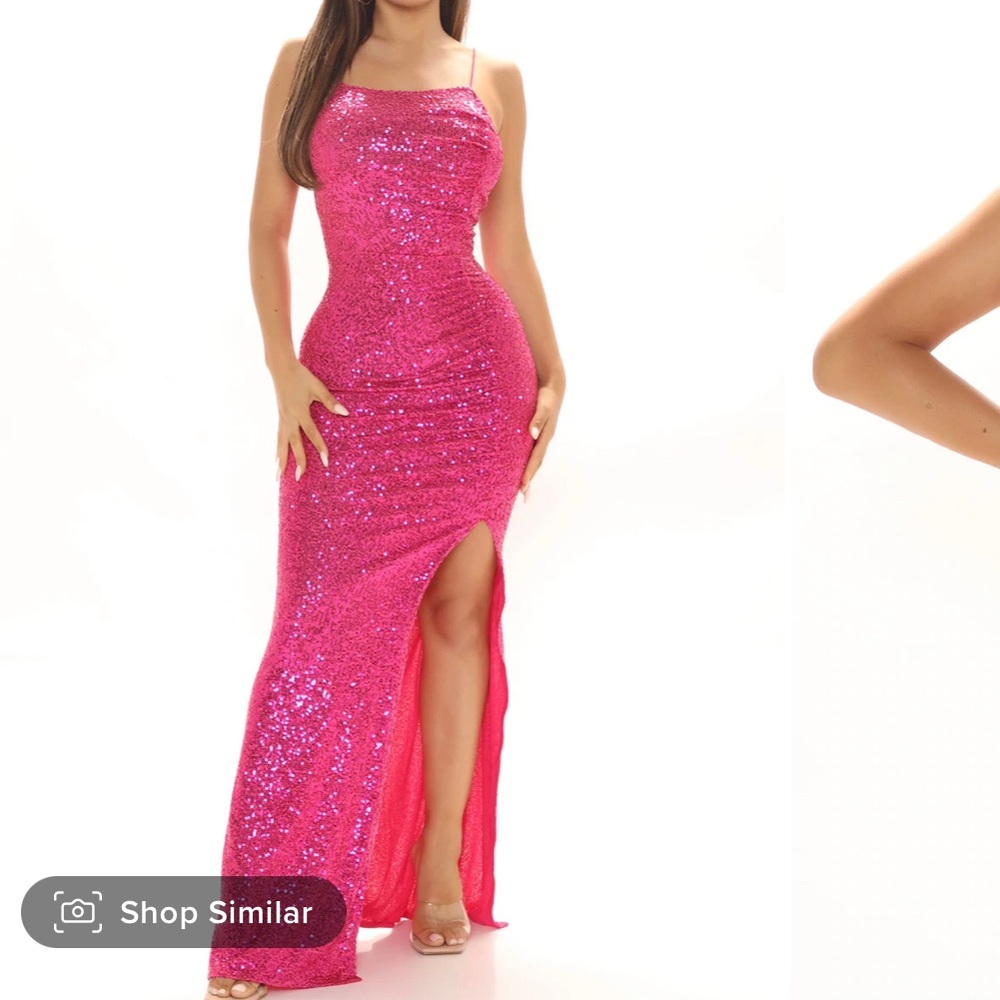 Green Highlight Sequin Maxi Dress